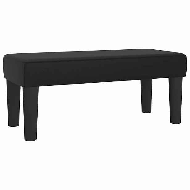 vidaXL Lavice černá 70 x 30 x 30 cm umělá kůže