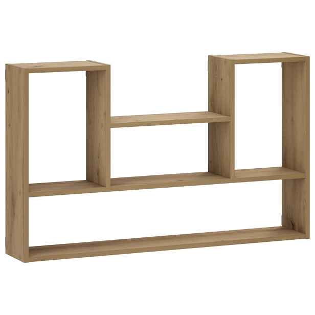 vidaXL Nástěnná polička Dub artisan 100 x 17 x 60 cm Kompozitní dřevo