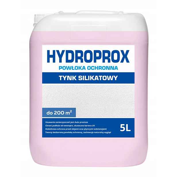 Hydroprox Ochranná Vrstva Fasádní Omítka Silikátová 5L do 200 m2