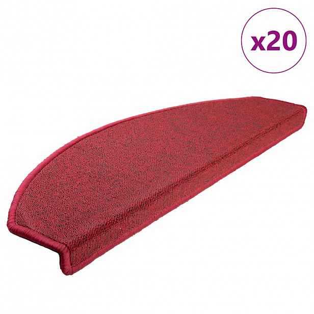 vidaXL Samolepicí schodové rohože 20 ks 65 x 24 x 4 cm Non-Slip