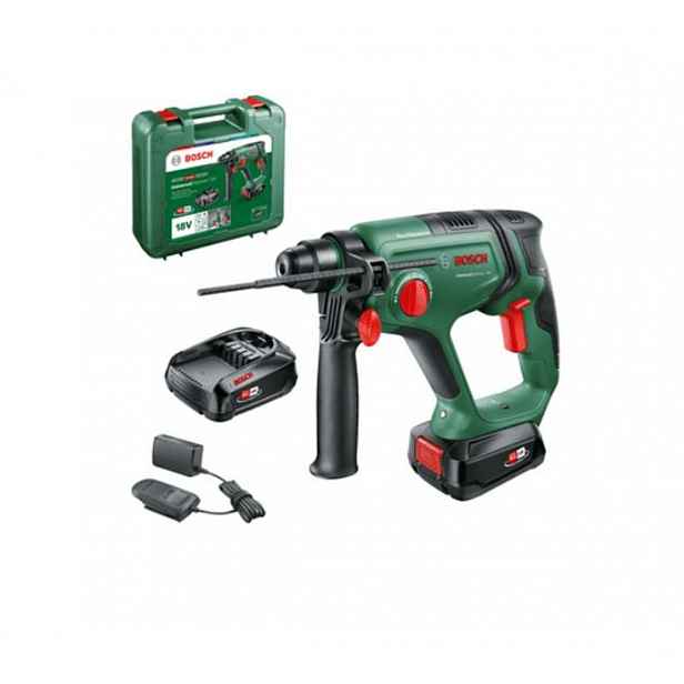 Bosch - 18V AKU kombinované kladivo, 2x aku 2,5 Ah Li-Ion, nabíječka 06039D6003