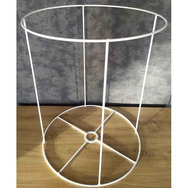 Rám válce, stínidlo stojací lampy E27 40 cm H-50 cm, závěsná lampa z makramé
