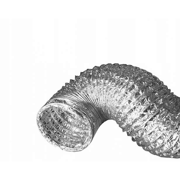 Ventilační neizolovaný kanálový kabel Flex Alu 200 mm x 10 m