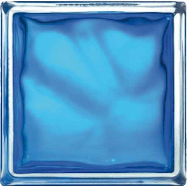 Luxfera Glassblocks blue 19x19x8 cm sklo 1908WBB