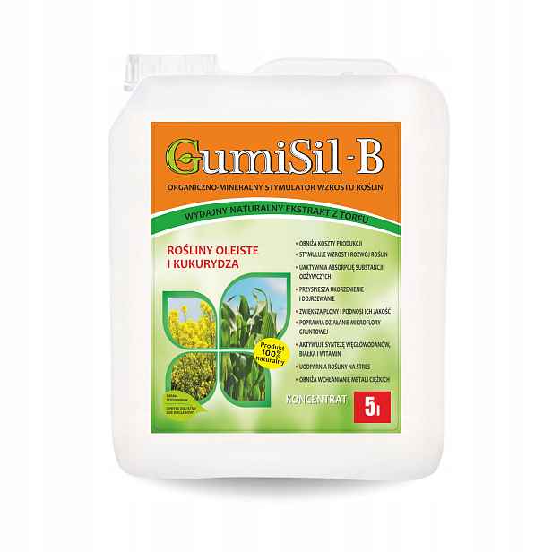 Hnojivo pro kukuřice, řepku a sóju – Biostimulátor GumiSil-B 5L