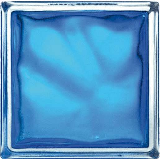 Luxfera Glassblocks blue 19x19x8 cm sklo 1908WBB
