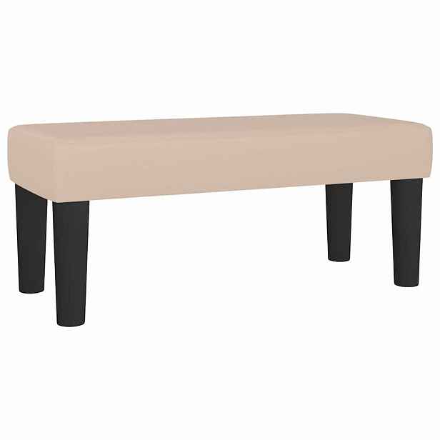 vidaXL Lavice cappuccino 70 x 30 x 30 cm umělá kůže