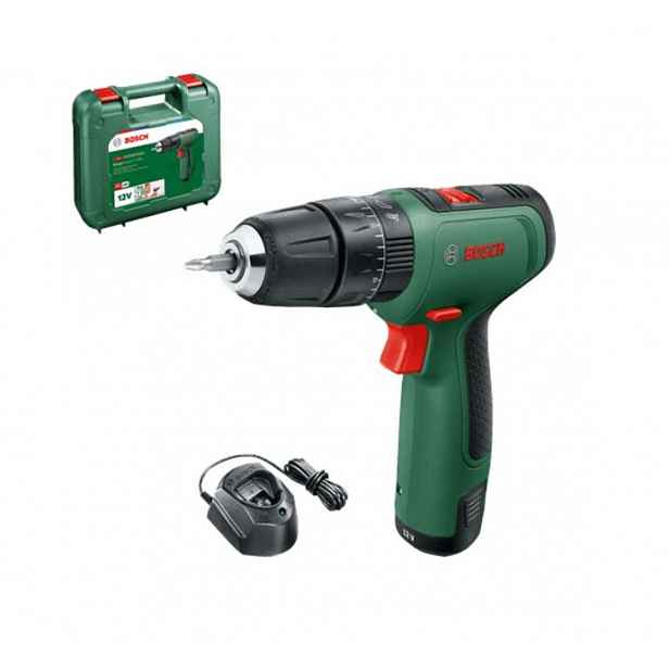 Bosch - 12V AKU vrtačka s příklepem, 1x aku 1,5 Ah Li-Ion, nabíječka 06039D3104