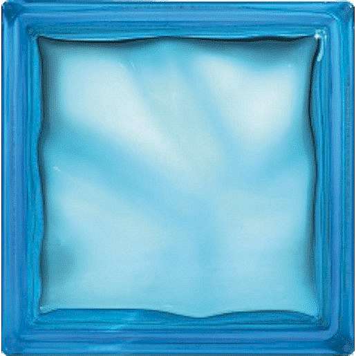 Luxfera Glassblocks azur 19x19x8 cm sklo 1908WAZUR