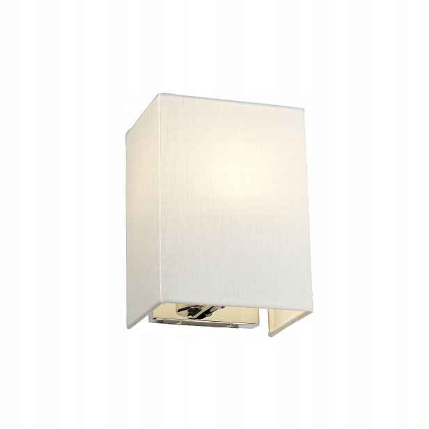 Nástěnné svítidlo chromové krémové stínidlo 17 cm do obývacího pokoje Designer's Lightbox