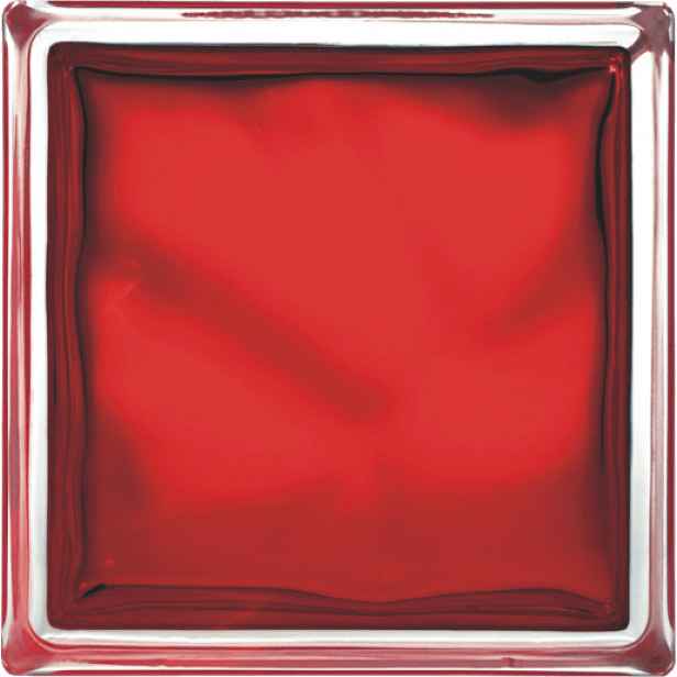 Luxfera Glassblocks red 19x19x8 cm sklo 1908WREBR