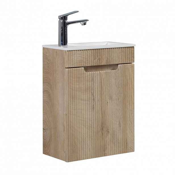 Badplaats SET UMYVADLA SE SKŘÍŇKOU Thermis 2 díly světlý dub- 40 x 22 x 53 cm