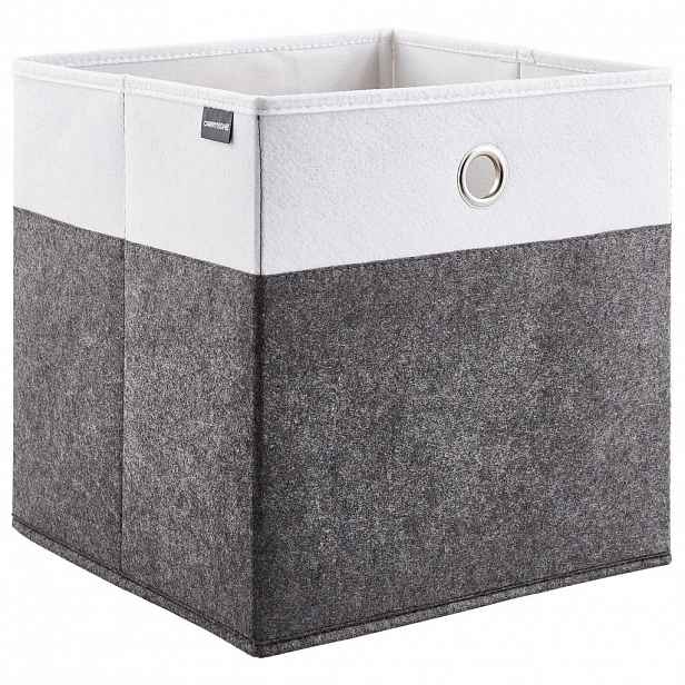 Carryhome SKLÁDACÍ KRABICE, kov, textil, karton, 32/32/32 cm