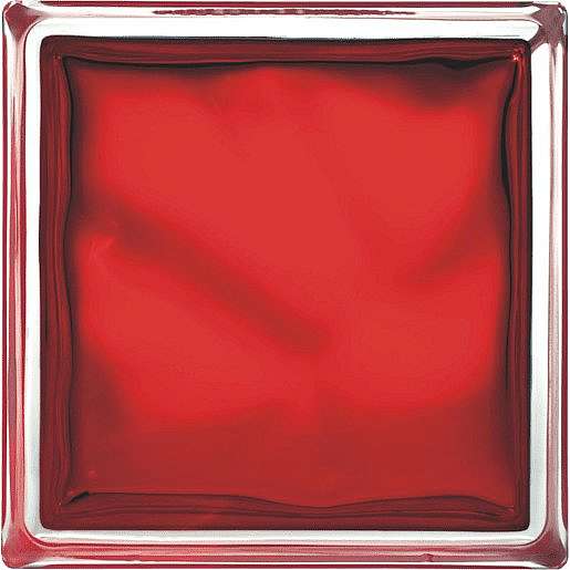 Luxfera Glassblocks red 19x19x8 cm sklo 1908WREBR