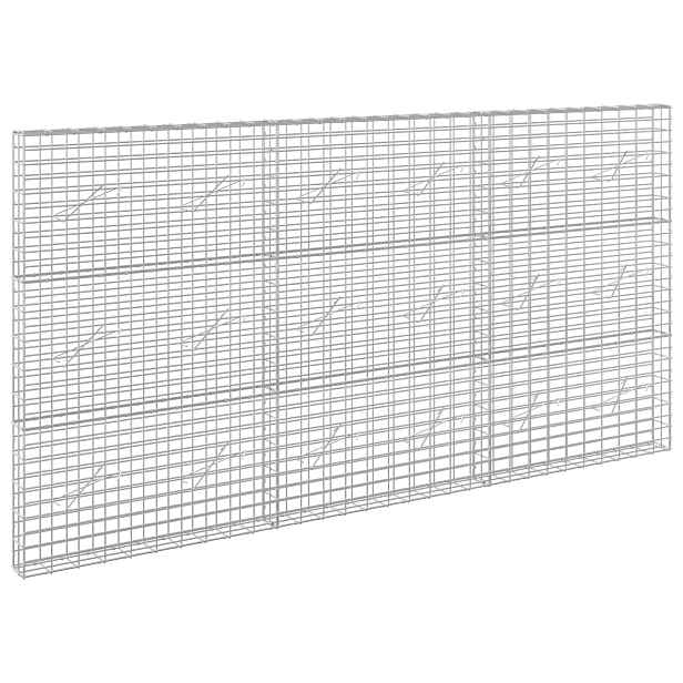 vidaXL Gabion s drátem 5 mm a síťkou 5x10 cm 300x10x150 cm