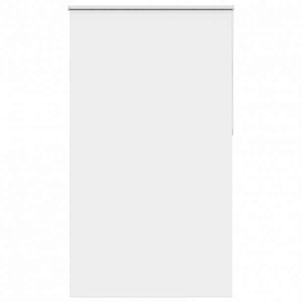 vidaXL Roleta zatemňovací bílá 125x210cm šířka látky 121,6cm polyester