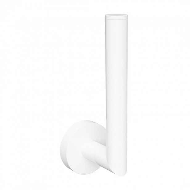 X-round White rezervní věšák na toaletní papír, bílý mat