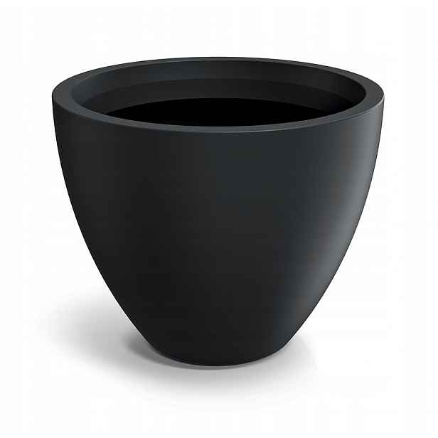 Květináč Ethick TMOO60 Molio round 58 cm 86 l pure black černý
