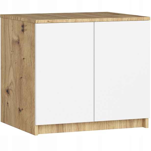 Nadstavec Do Skříně S60 Star Dub Artisan Bílá Akd