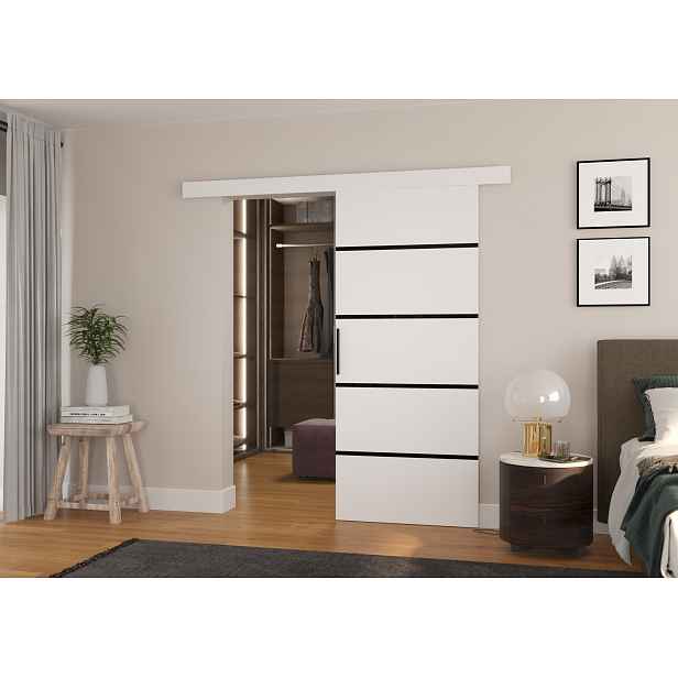 Posuvné dveře 86 cm NADRIX - bílé