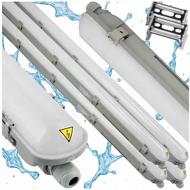 Led lampa do garáže Philips 22W 2400lm 4000K 120cm Vodotěsná 4x