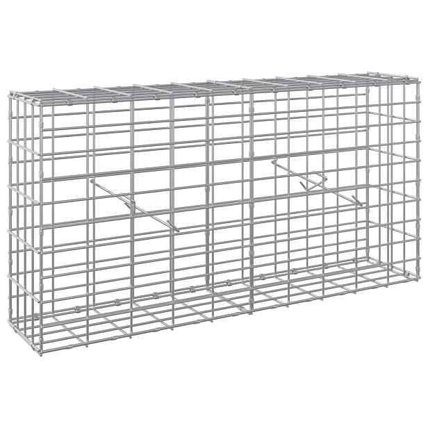 vidaXL Gabion s drátem 5 mm a síťkou 5x10 cm 100x20x50 cm