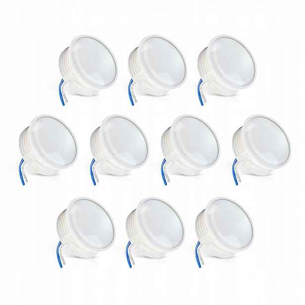Sada 10 x Led modul Insert 5W 6000K Milky, barva studená bílá