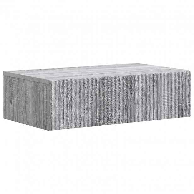 vidaXL Nástěnný boční stůl 59 x 34,5 x 17 cm Kompozitní dřevo