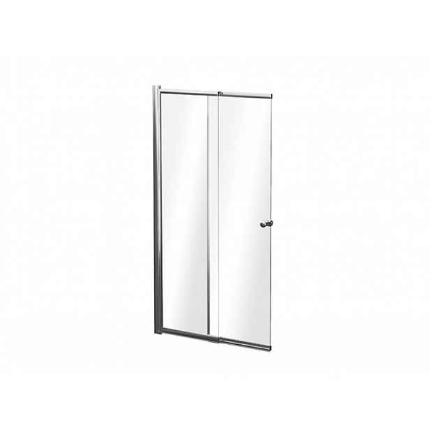 BESCO Vanová zástěna EASY SLIDE posuvná (výsuvná) a výklopná 640 - 1000 mm; chrom