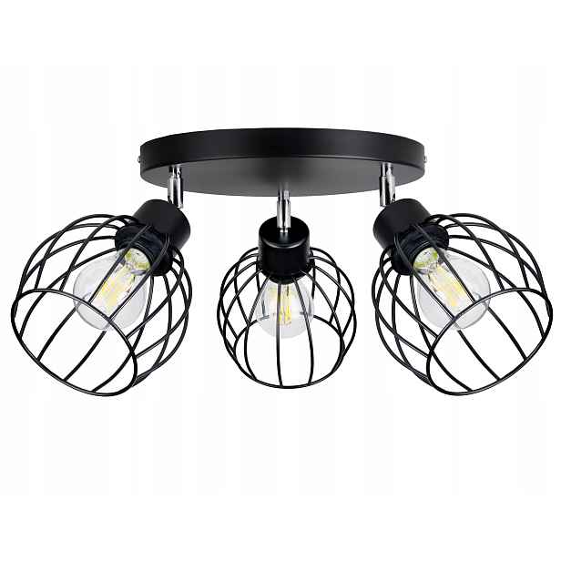 Lampa stropní Stropní Svítidlo Lustr regulovatelný Drát Kula