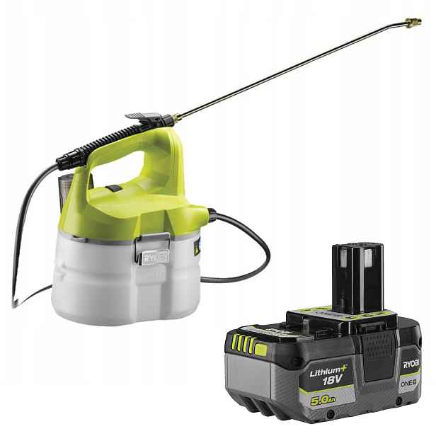 Ryobi Akumulátorový Postřikovač 18V OWS1880 5Ah RB18L50