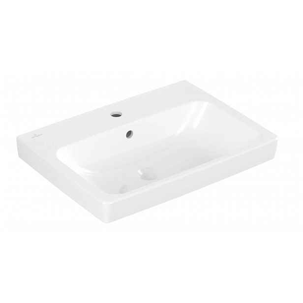 Villeroy & Boch Architectura - Umyvadlo 60x45 cm, s přepadem, otvor pro baterii, alpská bílá 4A876001