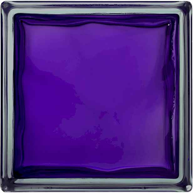 Luxfera Glassblocks violet 19x19x8 cm sklo 1908WVI