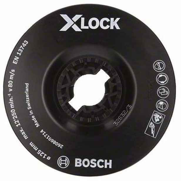 Talíř opěrný Bosch X-LOCK 125 mm jemná
