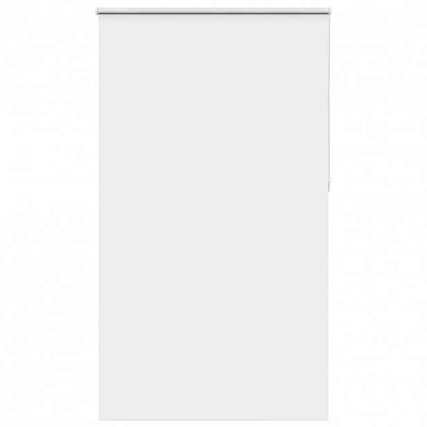 vidaXL Roleta zatemňovací bílá 140x210cm šířka látky 136,6cm polyester