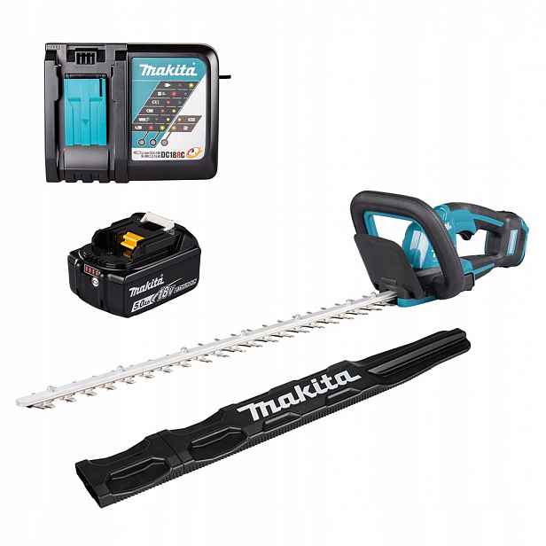 Akumulátorové nůžky na živý plot Makita DUH606RT Lxt 18V Bl Xpt 5Ah 600mm