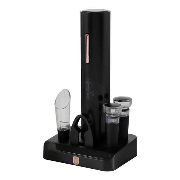 BERLINGERHAUS Dárková sada na otevírání vína 6 v 1, Black Rose collection BH-9653