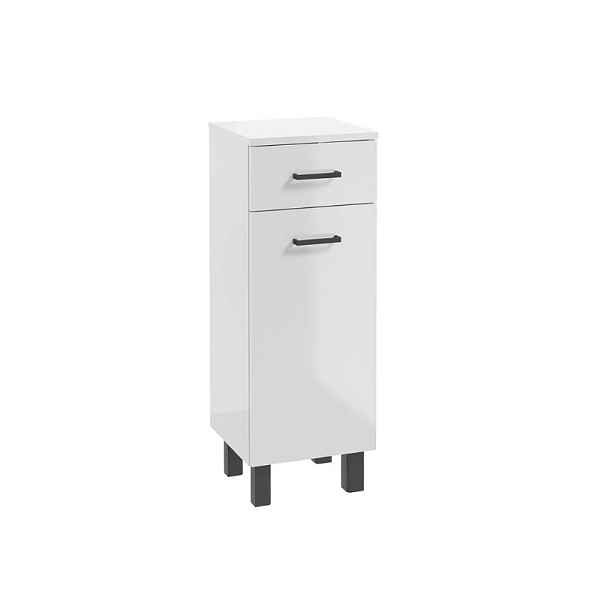 ArtDef Skříňka do koupelny NOVELTY White B30