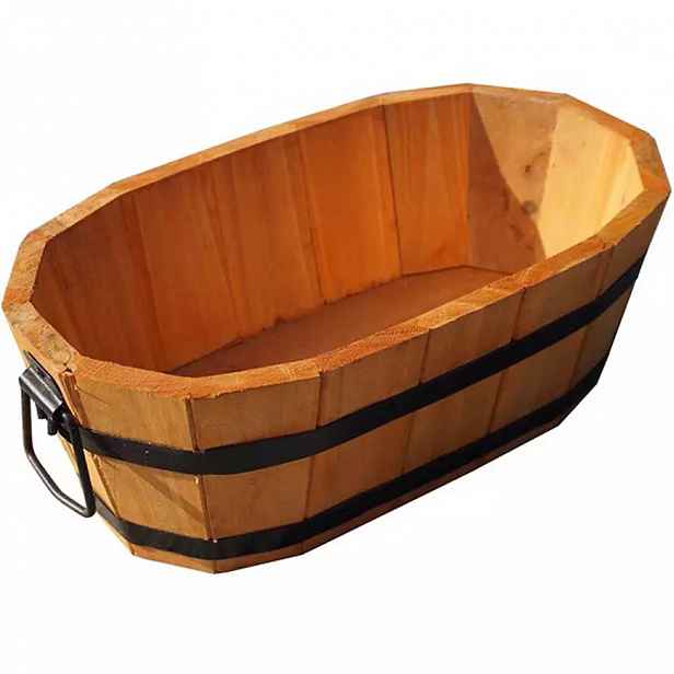Dřevěný květináč 38x21x15 XL018C