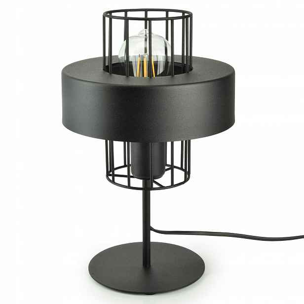 Noční Lampa Dekorativní stolní černá, bílá Loft