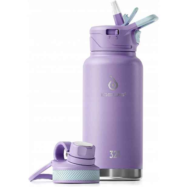 Sportovní Láhev Na Vodu Ideus S Vakuovou Izolací 950 ML Nerezová Ocel