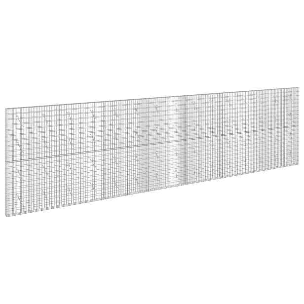 vidaXL Gabion s drátem 5 mm a síťkou 5x10 cm 750x10x200 cm