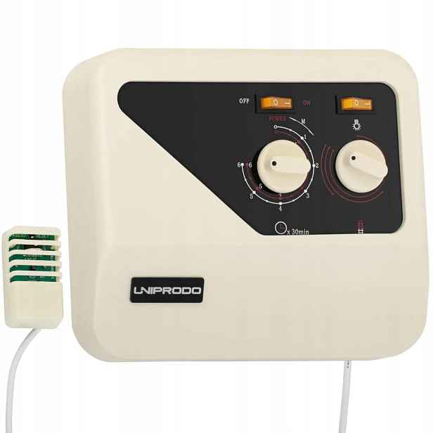 Ovládací panel regulátoru pro saunu Tco 400 V 3 N