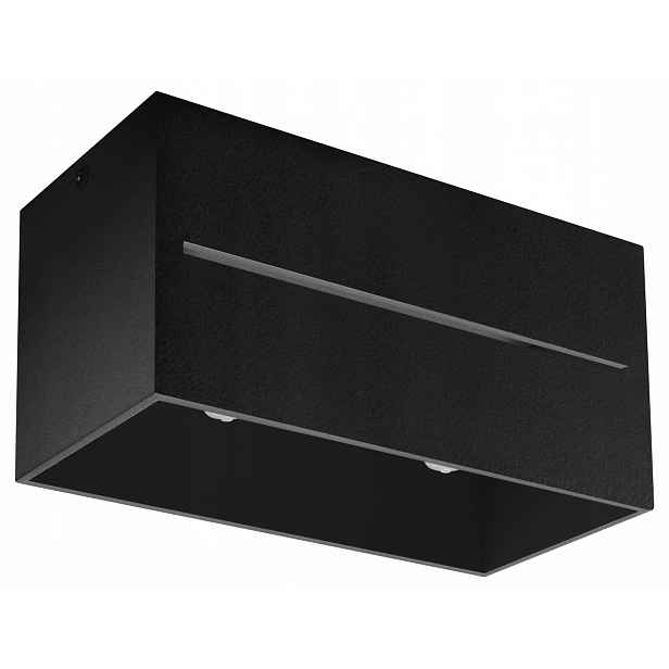 Nástěnná lampa Lobo Maxi Černá Sollux