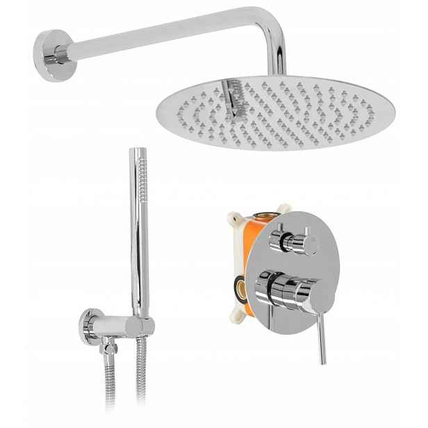 Podomítkový Sprchový Set Lungo Chrom Box