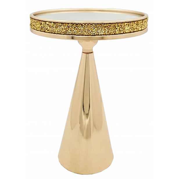 Podnos Na Dorty A Muffiny Ovoce Gold Ø20 CM 23058 Crystal