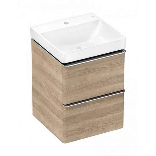 Skříňka s umyvadlem Hansgrohe Xelu Q 50x69,5x48 cm přírodní dub 54370000