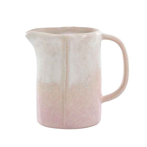 Béžovo-růžový rustikální džbán Valence Dusty Rose - 13*9*12 cm / 500 ml  Chic Antique