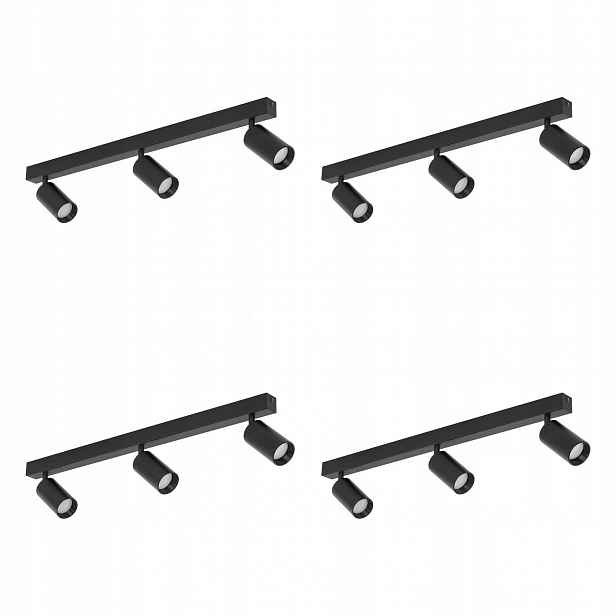 Tk Lighting Sada 4x Spot Lampa Reflektorové Led svítidlo 3x10W Kov