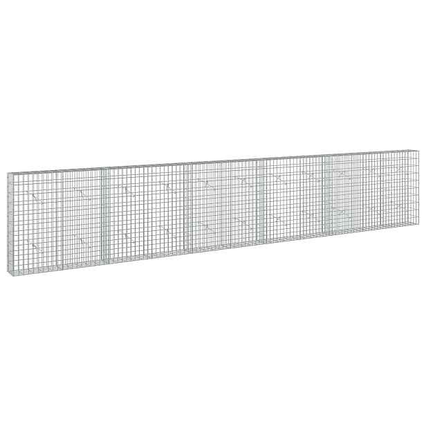 vidaXL Gabion s drátem 5 mm a síťkou 5x10 cm 550x20x100 cm